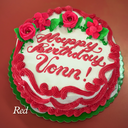 Dedication Chiffon Cake
