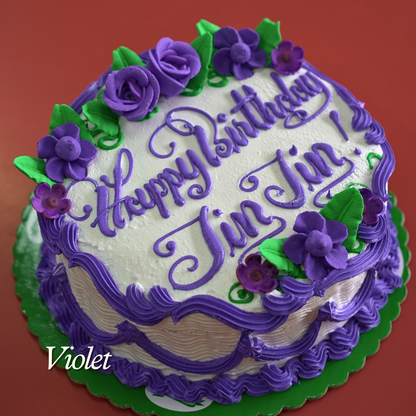 Dedication Chiffon Cake
