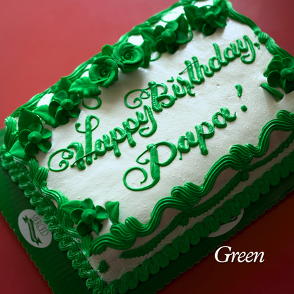 Dedication Chiffon Cake