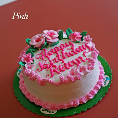 Dedication Chiffon Cake