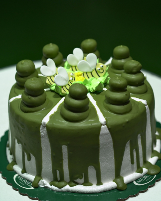 Matcha Beehive Cake
